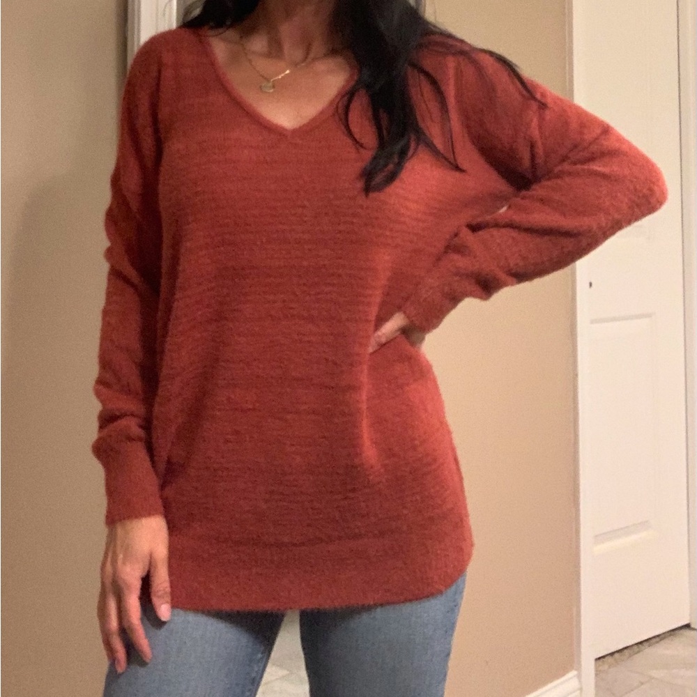 Lucy Avenue Rust sweater